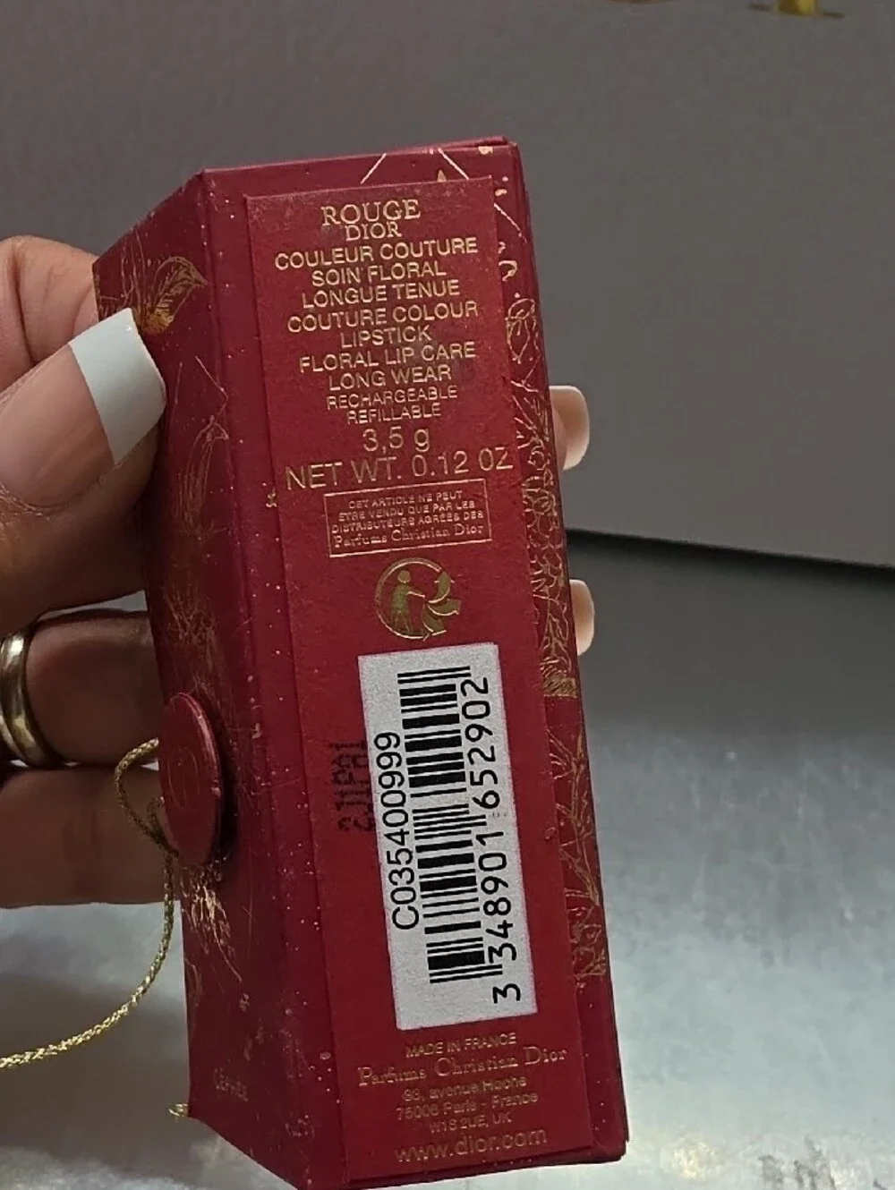 Dior Rouge 999 Matte Lipstick With Special Edition Lunar New Year Box
